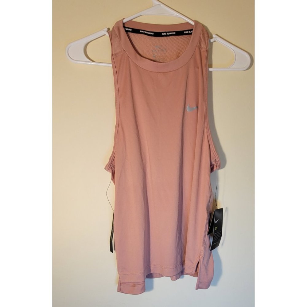 Nike Womens Sleeveless Crew Neck Pullover DRI-FIT Running Tank Top Size XS